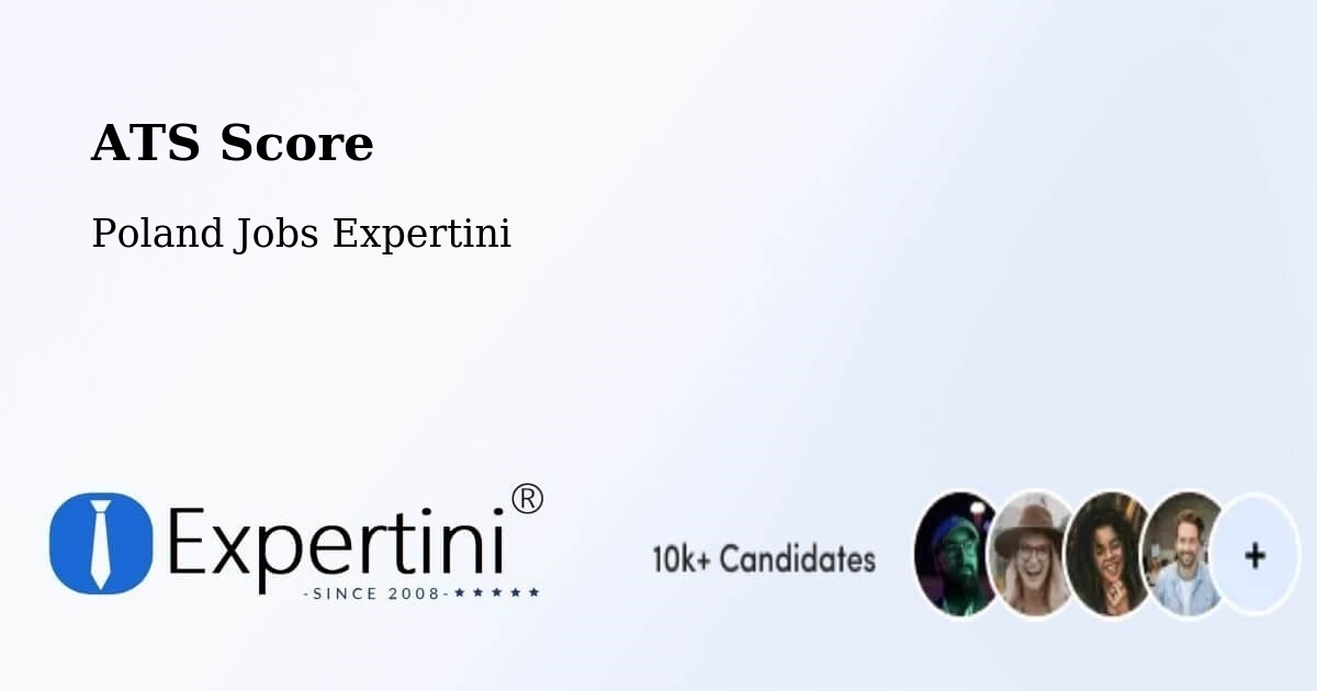 Resume ATS Score & Job Description Match Tool – Iłów - Poland Jobs Expertini