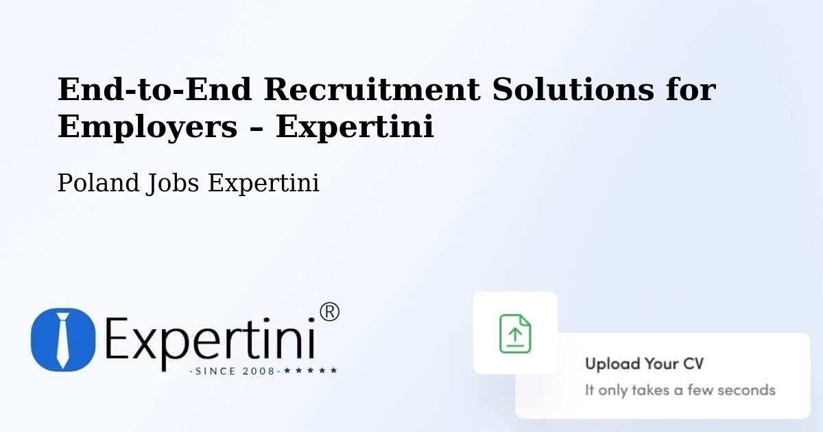 Recruitment Solutions for Employers – Iłów - Iłów, Poland Jobs Expertini