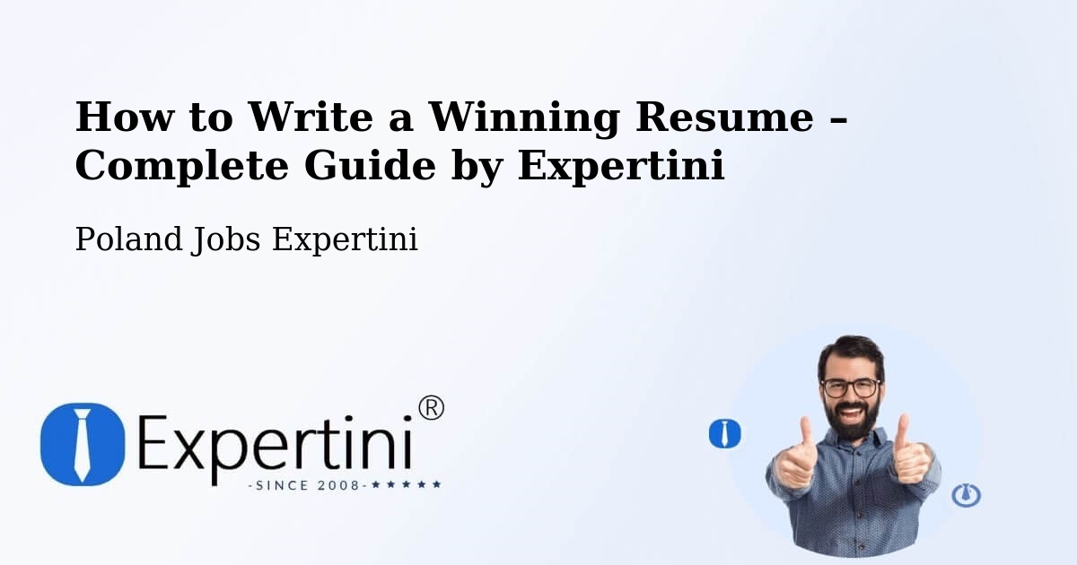 Resume Writing Guide for Job Seekers – Iłów - Iłów, Poland Jobs Expertini